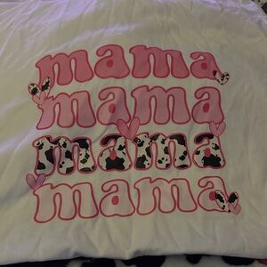 Hanes Pink and Black Graphic "Mama"